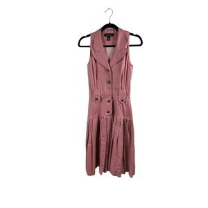 Gillian By Kay Unger 1980's Linen Dress